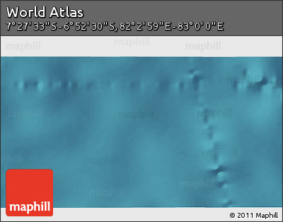 Satellite 3D Map of the Area around 7° 10' 2" S, 82° 31' 30" E