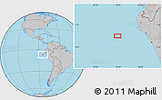 Gray Location Map of the area around 7° 10' 2" S, 84° 4' 29" W