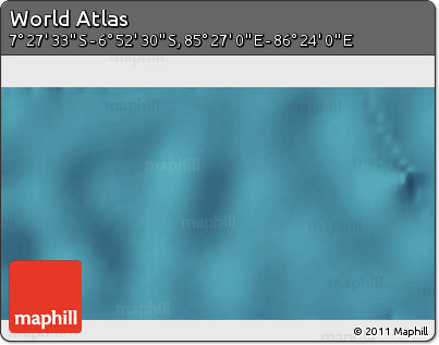 Satellite 3D Map of the Area around 7° 10' 2" S, 85° 55' 30" E