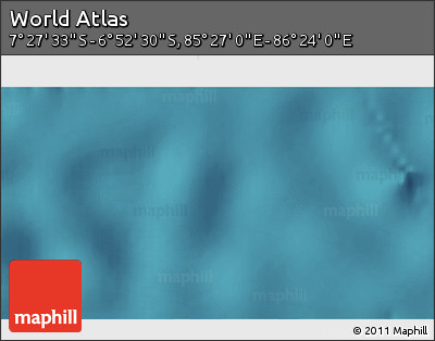 Satellite 3D Map of the Area around 7° 10' 2" S, 85° 55' 30" E