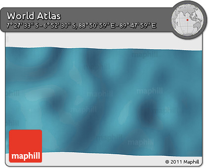 Satellite 3D Map of the Area around 7° 10' 2" S, 89° 19' 29" E
