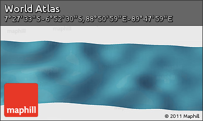 Satellite Panoramic Map of the Area around 7° 10' 2" S, 89° 19' 29" E