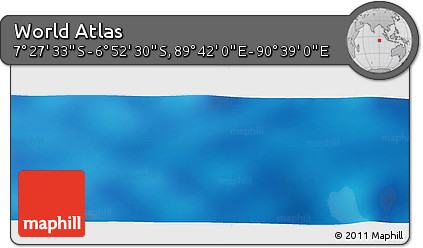 Physical Panoramic Map of the Area around 7° 10' 2" S, 90° 10' 30" E