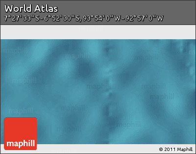 Satellite 3D Map of the Area around 7° 10' 2" S, 93° 25' 30" W