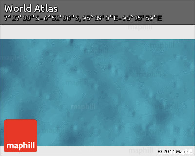 Satellite 3D Map of the Area around 7° 10' 2" S, 96° 7' 30" E