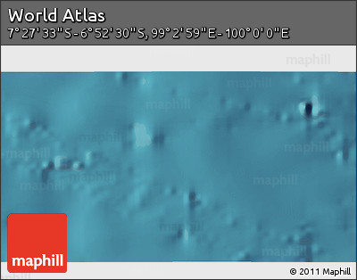 Satellite 3D Map of the Area around 7° 10' 2" S, 99° 31' 30" E