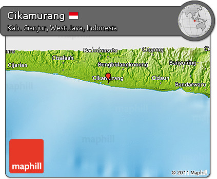 Physical 3D Map of Cikamurang