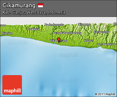 Physical 3D Map of Cikamurang