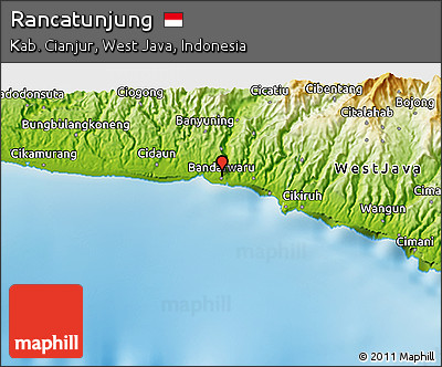Physical 3D Map of Rancatunjung