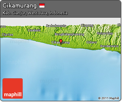 Physical 3D Map of Cikamurang