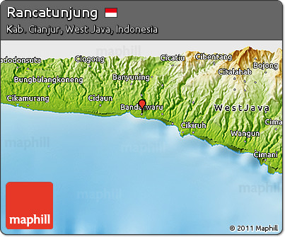 Physical 3D Map of Rancatunjung