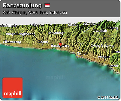 Satellite 3D Map of Rancatunjung