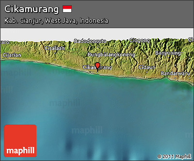 Satellite 3D Map of Cikamurang