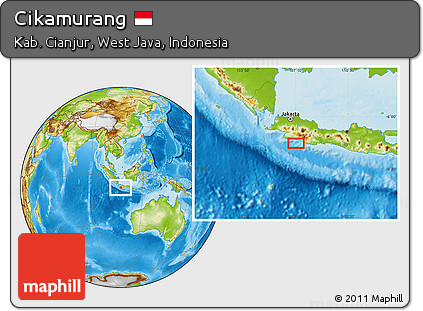 Physical Location Map of Cikamurang