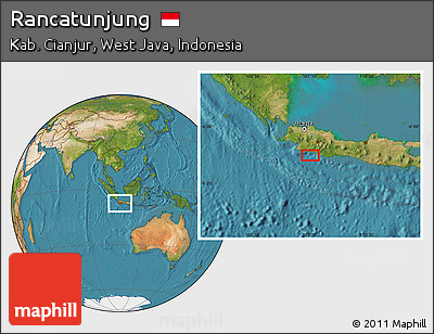 Satellite Location Map of Rancatunjung