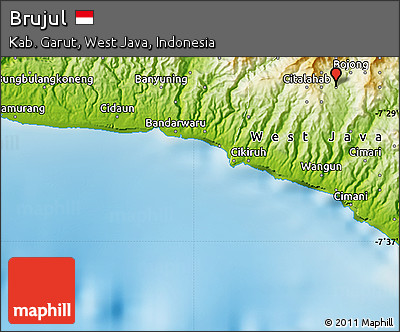 Physical Map of Brujul