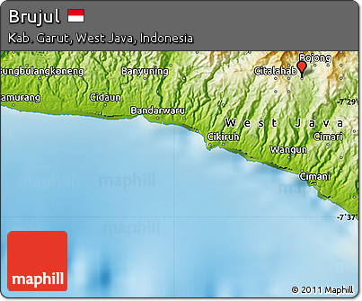 Physical Map of Brujul