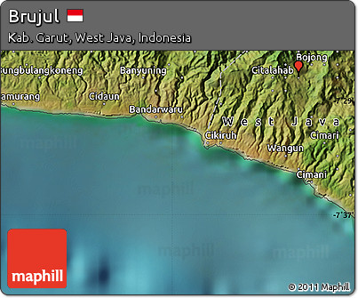 Satellite Map of Brujul