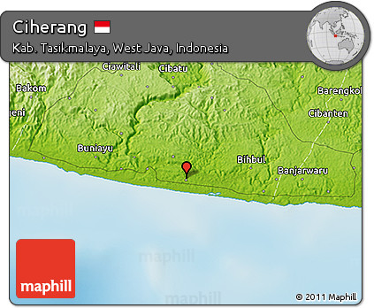 Physical 3D Map of Ciherang