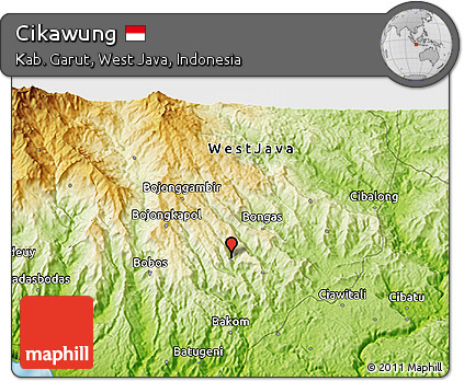 Physical 3D Map of Cikawung