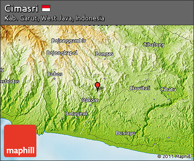 Physical 3D Map of Cimasri