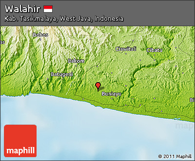 Physical 3D Map of Walahir