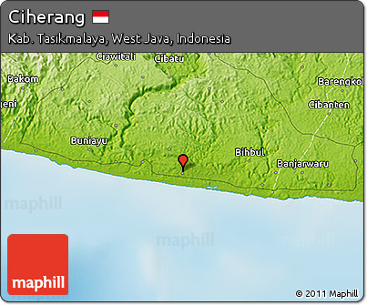Physical 3D Map of Ciherang