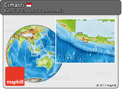 Physical Location Map of Cimasri