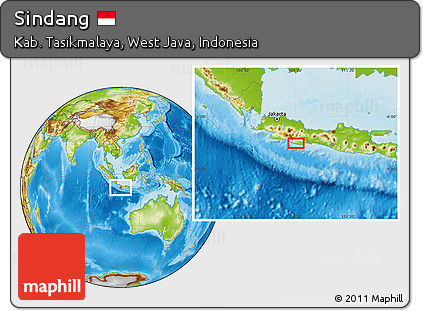 Physical Location Map of Sindang