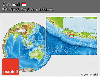 Physical Location Map of Cimasri