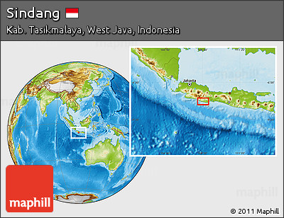 Physical Location Map of Sindang