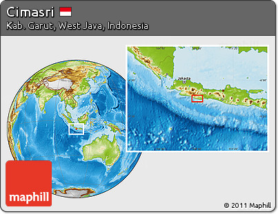 Physical Location Map of Cimasri