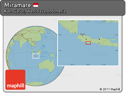 Savanna Style Location Map of Miramare