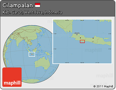 Savanna Style Location Map of Cilampalan