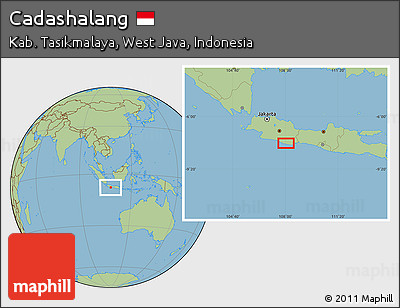 Savanna Style Location Map of Cadashalang