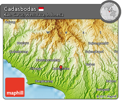 Physical Map of Cadasbodas