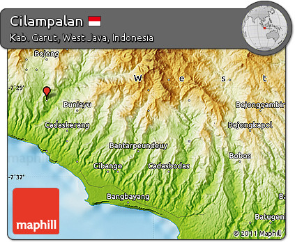 Physical Map of Cilampalan