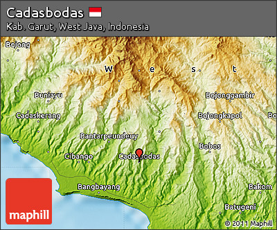 Physical Map of Cadasbodas