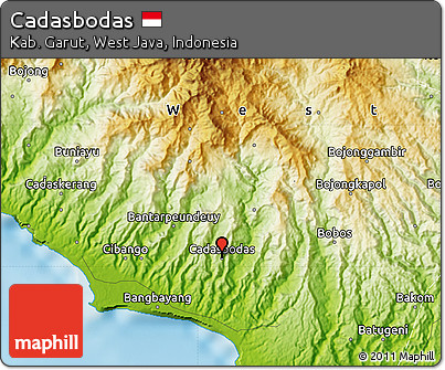 Physical Map of Cadasbodas