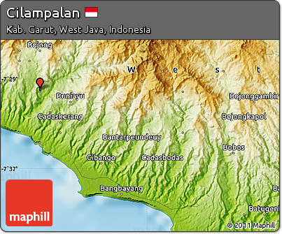 Physical Map of Cilampalan
