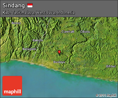 Satellite Map of Sindang