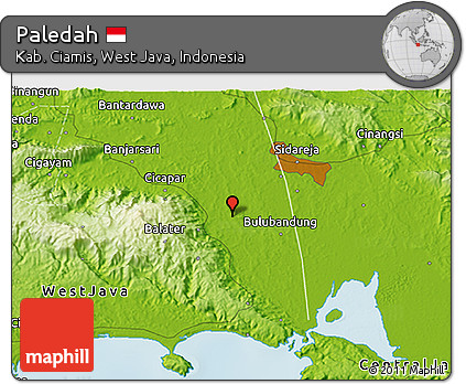 Physical 3D Map of Paledah