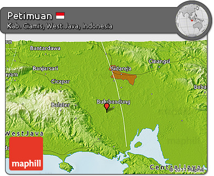 Physical 3D Map of Petimuan