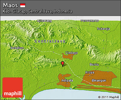 Physical 3D Map of Maos