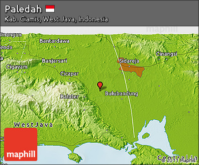 Physical 3D Map of Paledah