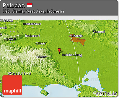 Physical 3D Map of Paledah