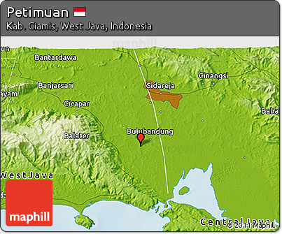 Physical 3D Map of Petimuan