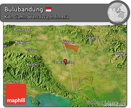 Satellite 3D Map of Bulubandung