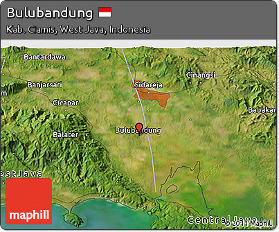 Satellite 3D Map of Bulubandung