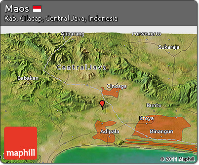Satellite 3D Map of Maos